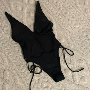 Aerie Black One Piece Swimsuit